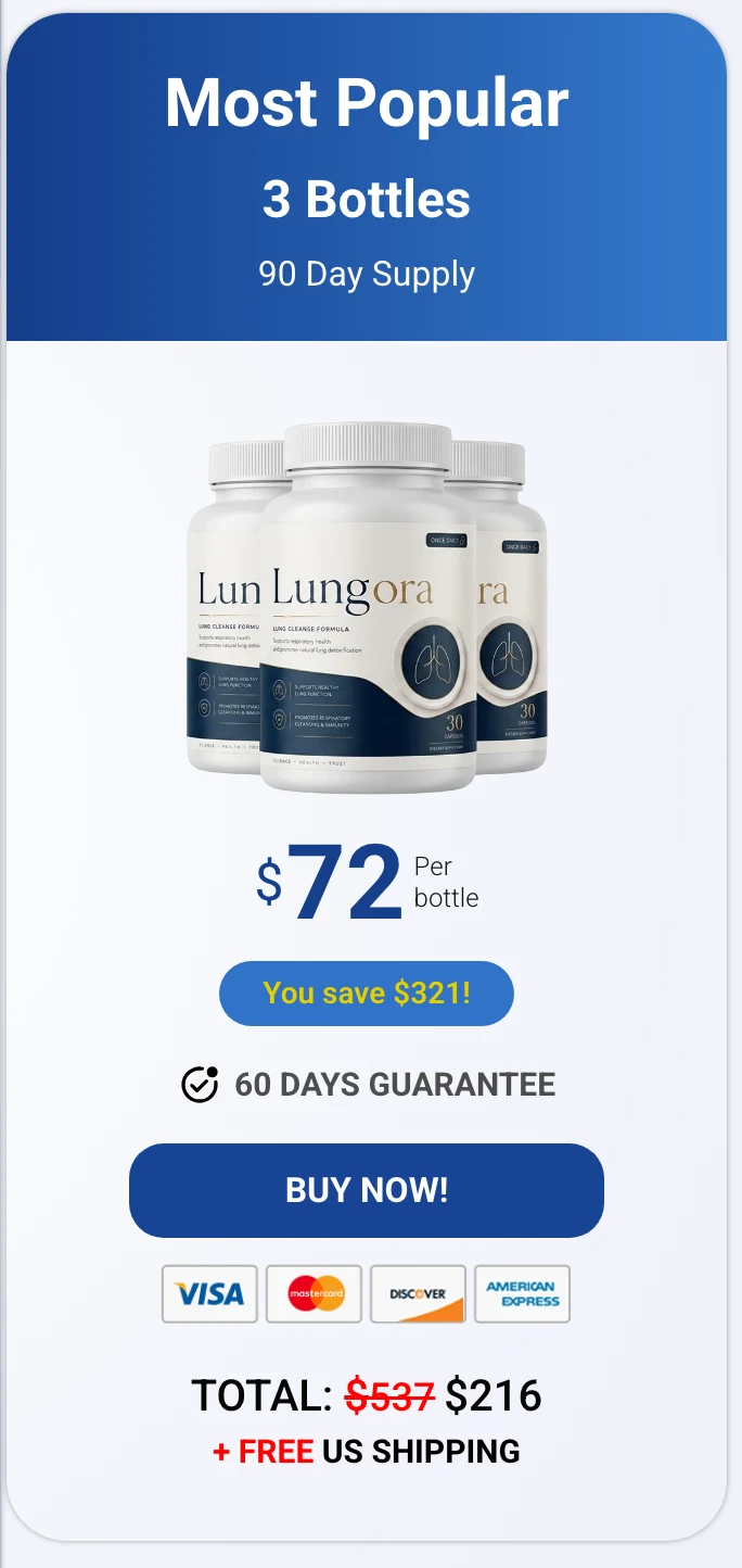 Lungora 3 bottles